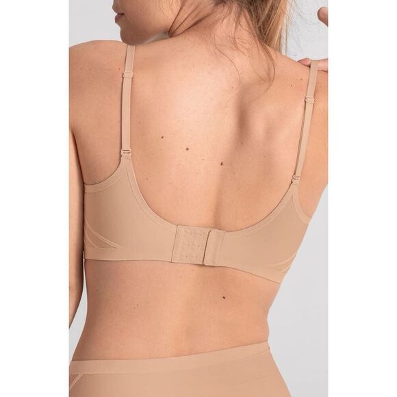 Honeylove Silhouette Wireless Bra size L Tan - Picture 2 of 7
